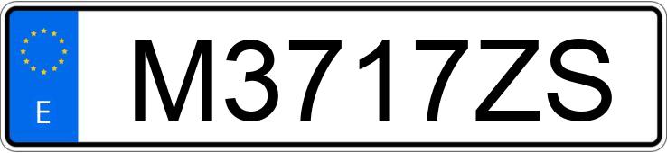 Numer rejestracyjny M3717ZS posiada YAMAHA YZF R6