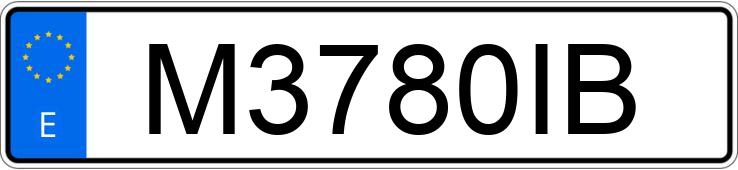 Numer rejestracyjny M3780IB posiada RENAULT 5