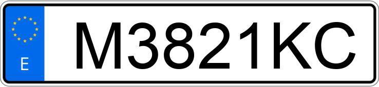 Numer rejestracyjny M3821KC posiada BMW SERIE 5