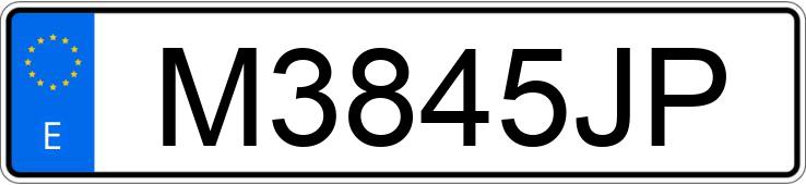 Numer rejestracyjny M3845JP posiada FORD ORION