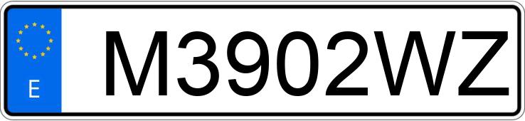 Numer rejestracyjny M3902WZ posiada FORD FOCUS