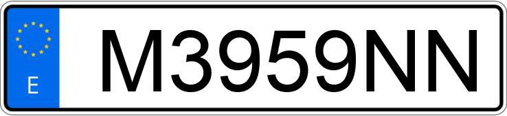 Numer rejestracyjny M3959NN posiada PEUGEOT 309