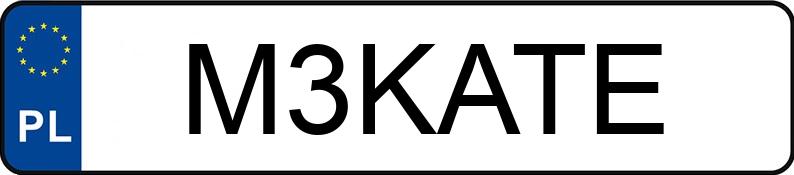 Numer rejestracyjny M3KATE posiada BMW X1 2.0 Diesel MR`15 E6 F48 xDrive20d Step