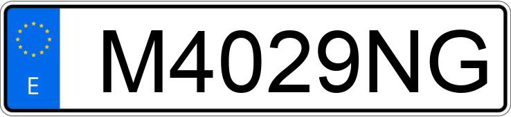 Numer rejestracyjny M4029NG posiada PEUGEOT 405