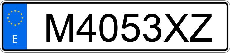 Numer rejestracyjny M4053XZ posiada FORD FIESTA