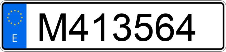 Numer rejestracyjny M413564 posiada VOLKSWAGEN ESCARABAJO Numer rejestracyjny M413564 posiada VOLKSWAGEN ESCARABAJO