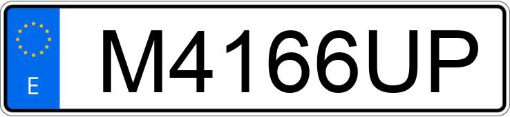 Numer rejestracyjny M4166UP posiada NISSAN TRADE