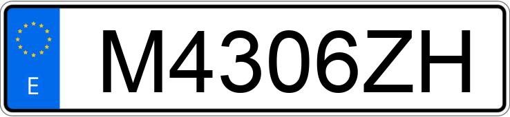 Numer rejestracyjny M4306ZH posiada RENAULT CLIO