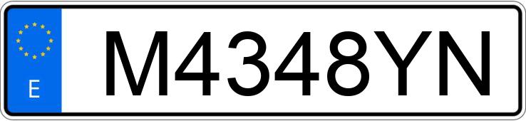 Numer rejestracyjny M4348YN posiada BMW SERIE 3 Numer rejestracyjny M4348YN posiada BMW SERIE 3