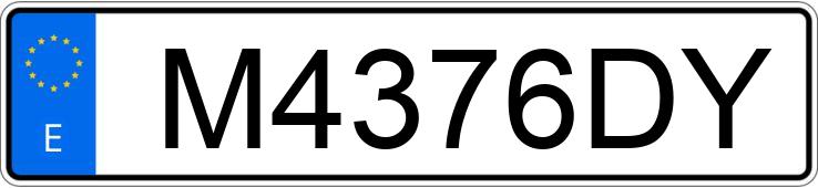 Numer rejestracyjny M4376DY posiada FORD FIESTA Numer rejestracyjny M4376DY posiada FORD FIESTA