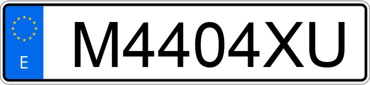 Numer rejestracyjny M4404XU posiada SEAT TOLEDO