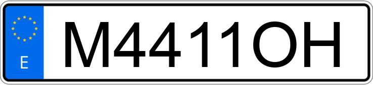 Numer rejestracyjny M4411OH posiada OPEL CALIBRA