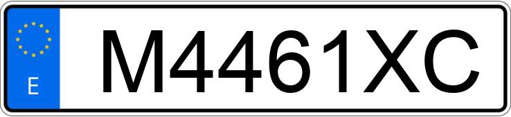 Numer rejestracyjny M4461XC posiada LAMBORGHINI DIABLO