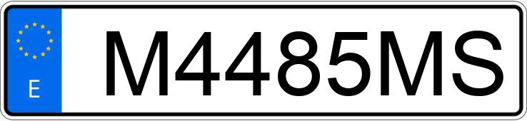 Numer rejestracyjny M4485MS posiada MERCEDES 500 (129)