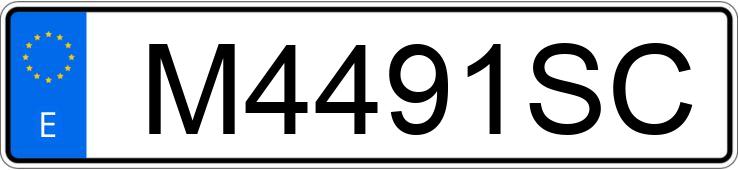 Numer rejestracyjny M4491SC posiada AUDI COUPE