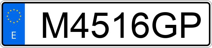 Numer rejestracyjny M4516GP posiada MERCEDES E 300 (124)
