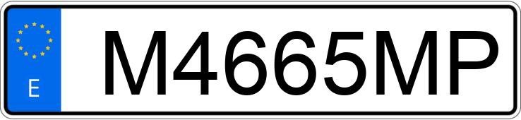 Numer rejestracyjny M4665MP posiada MERCEDES E 300 (124)