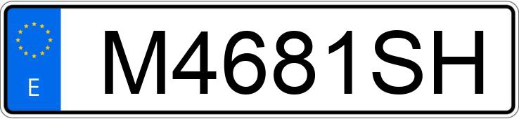 Numer rejestracyjny M4681SH posiada FORD TRANSIT