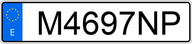 El número de registro M4697NP tiene MERCEDES 500 (124)