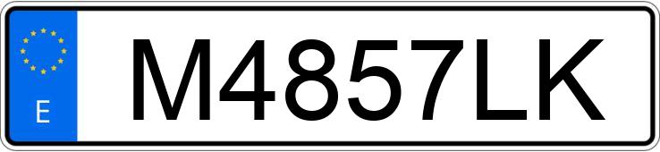 Numer rejestracyjny M4857LK posiada CITROEN BX