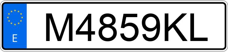 Numer rejestracyjny M4859KL posiada CITROEN C-15