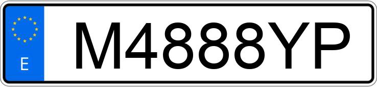 Numer rejestracyjny M4888YP posiada Seat Leon