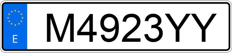 Numer rejestracyjny M4923YY posiada PEUGEOT PARTNER Numer rejestracyjny M4923YY posiada PEUGEOT PARTNER