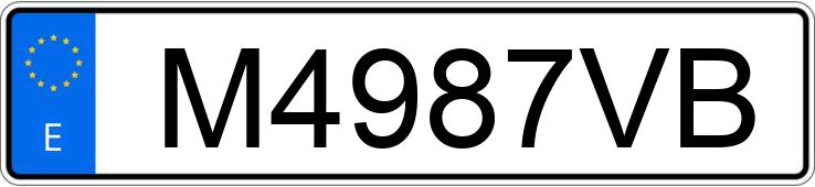 Numer rejestracyjny M4987VB posiada MERCEDES CLK (208-209)