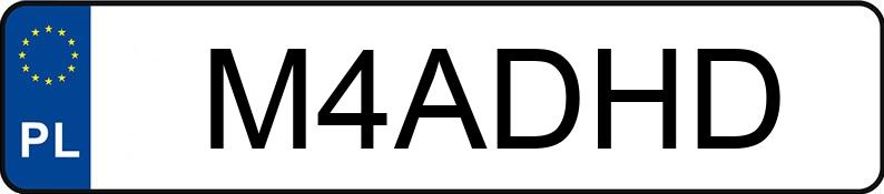 Numer rejestracyjny M4ADHD posiada BMW M 4 Cabrio 3.0 MR`21 E6d G83 Competition M xDrive M Drivelogic