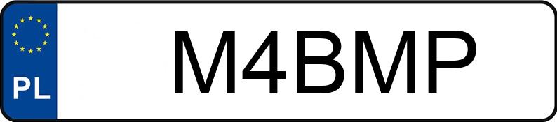 Numer rejestracyjny M4BMP posiada BMW M 4 Coupe 3.0 MR`21 E6d G82 Competition M Drivelogic