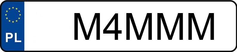 Numer rejestracyjny M4MMM posiada BMW X3 MR`24 E6e G45 xDrive20i