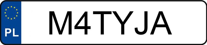 Numer rejestracyjny M4TYJA posiada BMW 335XI
