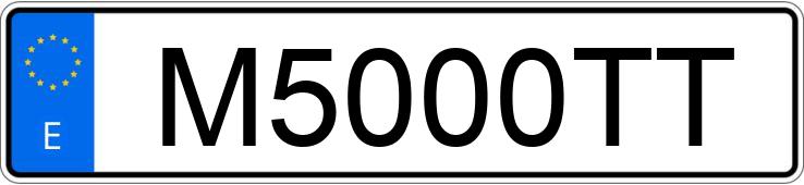Numer rejestracyjny M5000TT posiada PEUGEOT 605 Numer rejestracyjny M5000TT posiada PEUGEOT 605