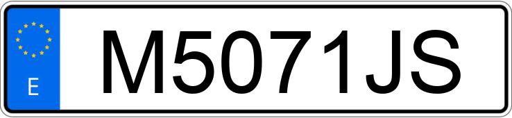Numer rejestracyjny M5071JS posiada FORD ESCORT