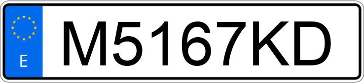 Numer rejestracyjny M5167KD posiada BMW SERIE 5