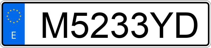 Numer rejestracyjny M5233YD posiada BMW SERIE 5