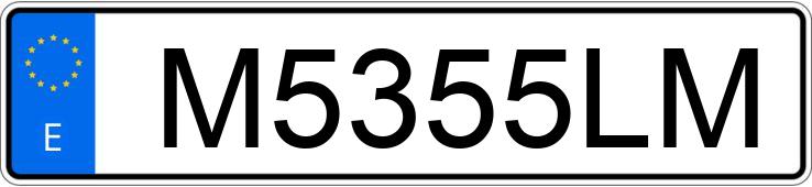 Numer rejestracyjny M5355LM posiada CITROEN BX