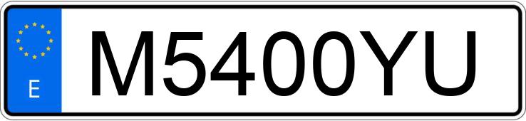 Numer rejestracyjny M5400YU posiada BMW SERIE 5