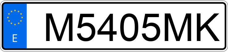 Numer rejestracyjny M5405MK posiada BMW SERIE 3