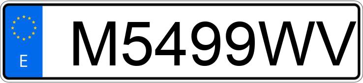 Numer rejestracyjny M5499WV posiada RENAULT LAGUNA