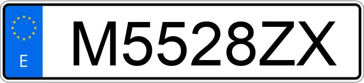 Numer rejestracyjny M5528ZX posiada FORD TRANSIT