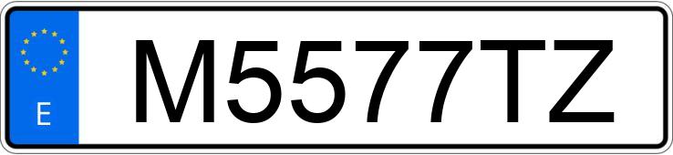 Numer rejestracyjny M5577TZ posiada SEAT IBIZA Numer rejestracyjny M5577TZ posiada SEAT IBIZA