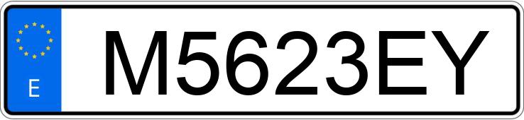 Numer rejestracyjny M5623EY posiada RENAULT 12 Numer rejestracyjny M5623EY posiada RENAULT 12