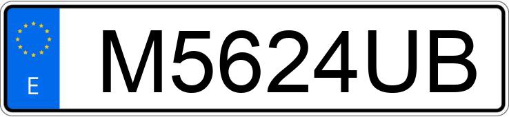 Numer rejestracyjny M5624UB posiada AUDI A4