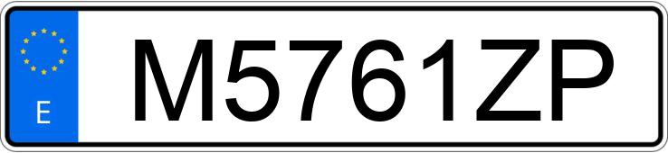 Numer rejestracyjny M5761ZP posiada BMW SERIE 3