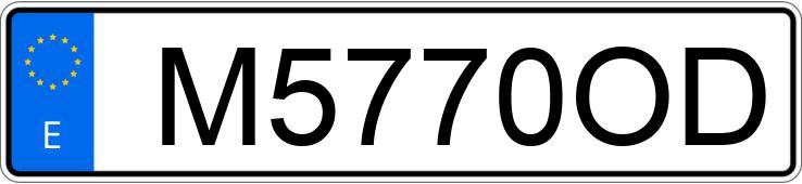 Numer rejestracyjny M5770OD posiada OPEL ASTRA