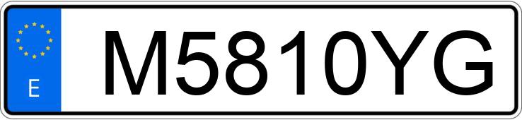 Numer rejestracyjny M5810YG posiada SEAT CORDOBA Numer rejestracyjny M5810YG posiada SEAT CORDOBA