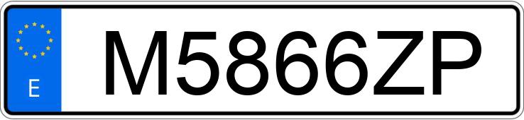 Numer rejestracyjny M5866ZP posiada AUDI TT