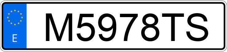 Numer rejestracyjny M5978TS posiada VOLKSWAGEN GOLF