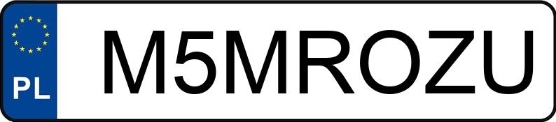 Numer rejestracyjny M5MROZU posiada BMW 520 Diesel MR`16 E6 G30 520 Diesel MR`16 E6 G30